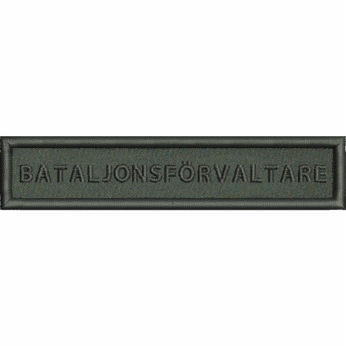Bataljonsförvaltare rak värmeklister 980610
