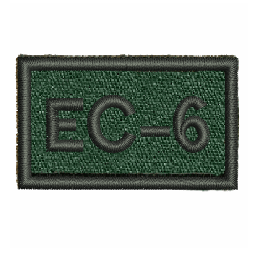 Gruppmärke EC-6 kardborre 980537
