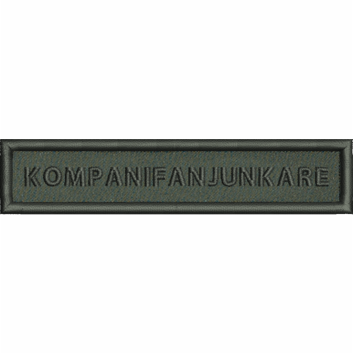 Kompanifanjunkare rak kardborre 980616