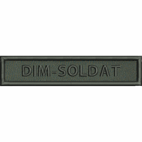 DIM-soldat rak kardborre 980267