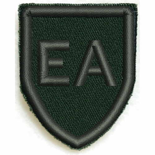 Gruppmärke sköld EA kardborre 980178
