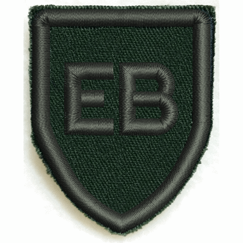 Gruppmärke sköld EB värmeklister 980191