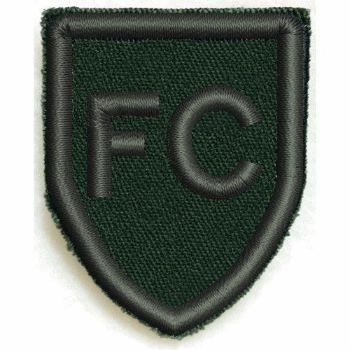 Gruppmärke sköld FC värmeklister 980195