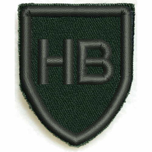 Gruppmärke sköld HB värmeklister 980200