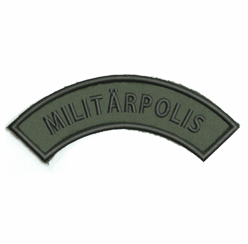 Militärpolis båge värmeklister 980479